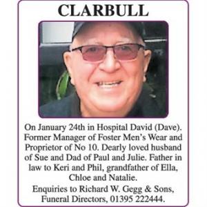 DAVID CLARBULL