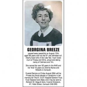 GEORGINA BREEZE