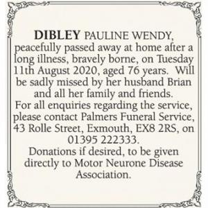 PAULING WENDY DIBLEY