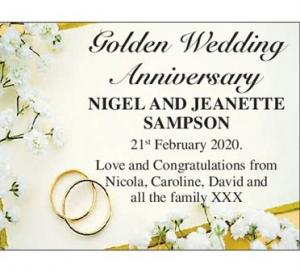 NIGEL & JEANETTE SAMPSON