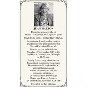 JEAN HALTON