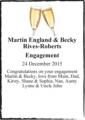 Martin England & Becky Rives-Roberts