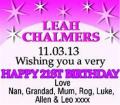 Leah Chalmers