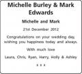 Michelle Burley - Mark Edwards