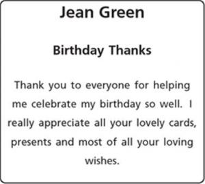 Jean Green