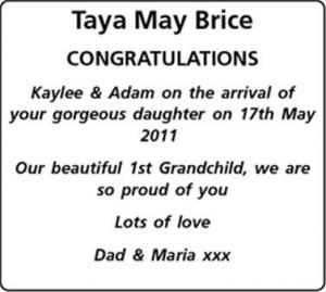 Taya May Brice